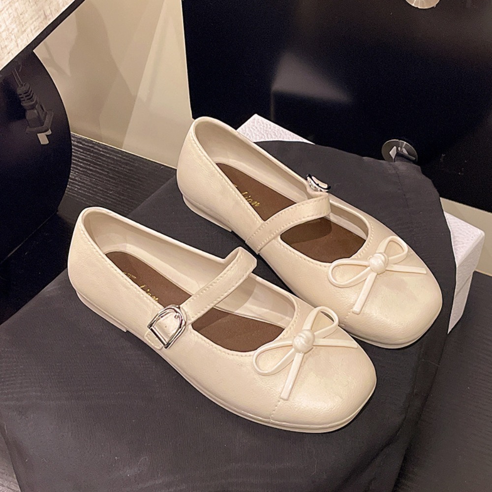 Womens Heels - Sandalias Dulces con Lazo de Perlas