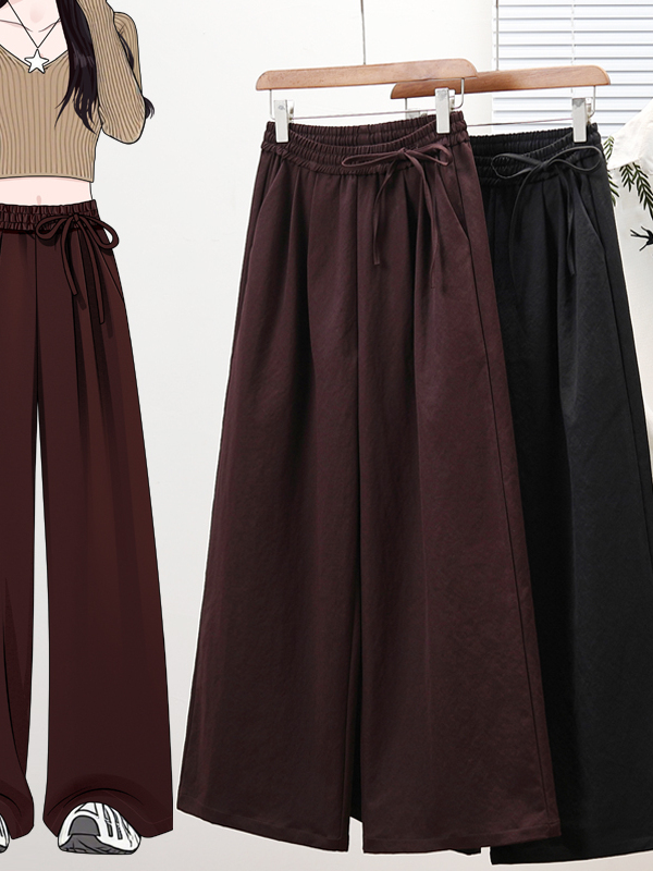 Tailored Trouser Wide - Pantalones casuales de pierna ancha para