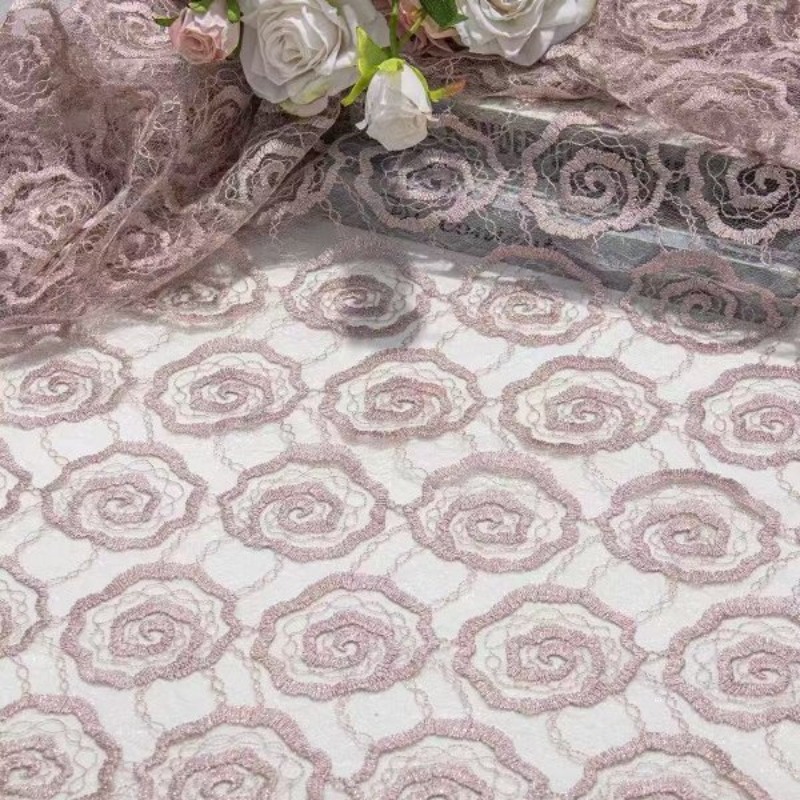 Tela de Tul Bordado con Encaje - Lace Dress reseña y precio