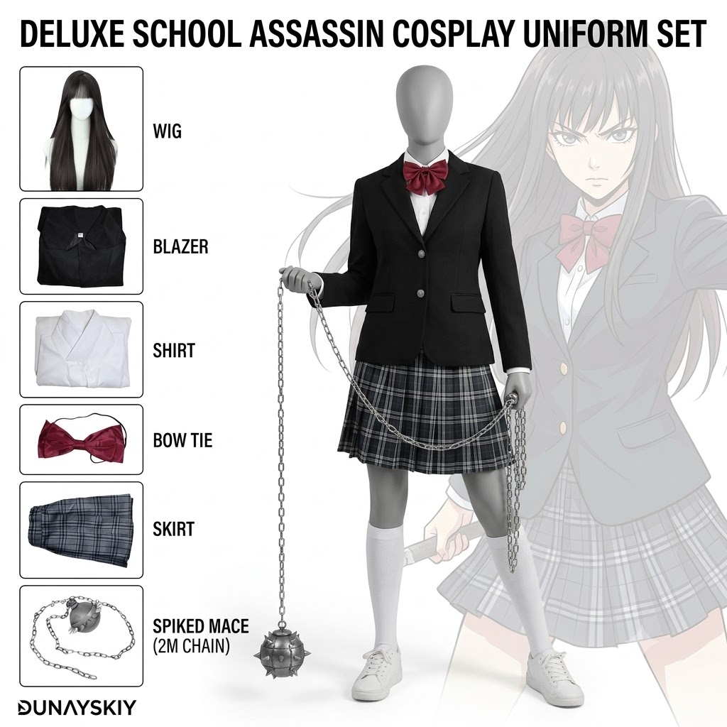 Gogo Yubari-falda negra JK, un - Formal Skirt reseña y precio
