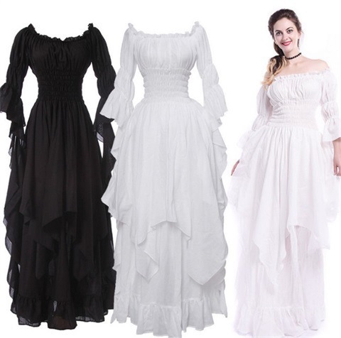 Vestido Medieval Retro con Hom - Lace Dress reseña y precio